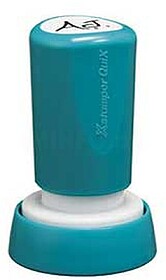 XST-Q34B : Carimbo Redondo 20mm Xstamper Quix Preto 1un