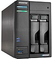 Servidor nas Asustor Tower 2 baias quad-core 2.0GHz CPU com duas portas 2.5GbE e 4GB de RAM DDR4 AS6702T
