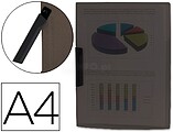 Bolsa Dossier Liderpapel com Clip Lateral, A4, Preto 035485