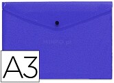 Bolsa porta documentos liderpapel com mola din a3 azul Bolsa porta documentos liderpapel com mola din a3 azul DS30