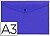 Bolsa porta documentos liderpapel com mola din a3 azul Bolsa porta documentos liderpapel com mola din a3 azul DS30 - imagem 1