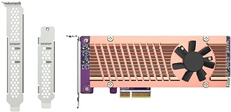 QM2-2P-344A : DUAL M.2 PCIE SSD EXP CARD : PCIE GEN3 X4 HOST...