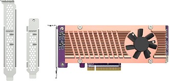 QM2-2P-384A : QNAP QM2-2P-384A cartão e adaptador de interf...