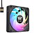 Ventilador Magnético de Caixa Thermaltake CT140 EX Argb 3XVENT Preto CL-F182-PL14SW-A - imagem 1