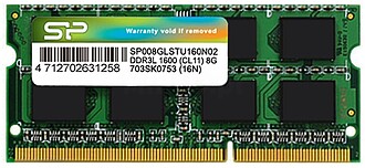 SP008GLSTU160N02 Memória RAM DDR3L 8GB Silicon Power SODIMM...