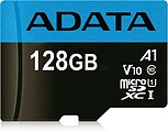 Cartão microSD Adata 128GB CL10 + adaptador SD AUSDX128GUICL10A1-RA