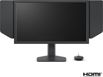 9H.LN8LB.QBE : XL2586X+Monitor gamerZOWIE 24.1”, TN 600Hz, DyAc 2, 1080p, Modo de Jogo Automático com XL Setting to Share, ajuste de altura com rolamentos industriais, S Switch, ecrã com viseira