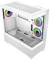 Cooler Master Elite 690 Wood Caixa Semitorre ATX/MicroATX/Mini-ITX - 3 Ventoinhas 120mm RGB - Vista Panorâmica - Câmara Dupla - 2xUSB-A - 1xUSB-C - 434x218x454mm - Cor Branca E690-WHNN-S00