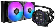 Cooler Master Masterliquid Core Nex Digital 240 ARGB Kit de Refrigeração Líquida - Ecrã LED Digital 2,1” - Cor Preto MLX-D24M-A18PA-RD