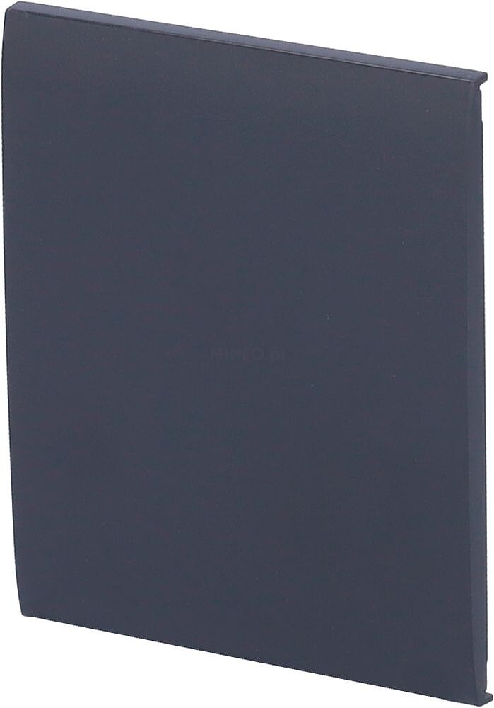 Painel táctil para interruptor de luz simples - Compatível com AJ-LIGHTCORE-1G/ -2W - Retroiluminação LED - Painel central de toque sem contacto - Cor de grafite - Ajax - LightSwitch CenterButton AJ-CENTERBUTTON-1G2W-GRA