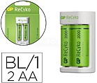 Carregador para pilhas recarregaveis gp aa/aaa inclui 2 pilhas aa 2100 mah entrada usb Carregador para pilhas recarregaveis gp aa/aaa inclui 2 pilhas aa 2100 mah entrada usb G535