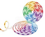 Smart Light Strip, Multicolor - 2.4 GHz Wi-Fi, 802.11b/g/n, two 16.4 ft/5m RGBW+IC LED light strips, 2000lm, 2500K~6500K tunable white, 12V/2A power adapter, PU Coating Waterproof TAPOL930-10