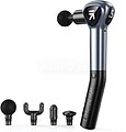 Pistola de Massagem Muscular Renpho 5 Velocidades 4 Cabeças Ecrã LED R-C007
