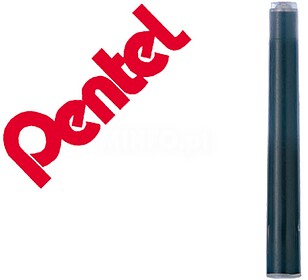 FP10-AO : 12 x Recarga pincel tinta da china pentel com 12 e...