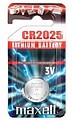 Maxell - Pilha Lítio 3,0V CR2025 BL1 CX10-11239200