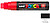 Marcador de Pintura Posca PC-17K - Ponta Biselada de Poliéster 15mm - Tinta à Base de Água - Resistente à Luz - Não Permanente - Ideal para Sinalização e Decoração - Cor Vermelha - imagem 1