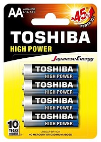 Toshiba/ Dynabook Pilhas AA Alcalinas Toshiba LR6 High Power...