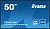 iiyama ProLite LH5041UHS-B2AG - 50” Classe Diagonal ecrã LCD com luz de fundo LED - sinalização digital - com leitor multimédia SoC incorporado - 4K UHD (2160p) 3840 x 2160 - preto, brilhante - imagem 1