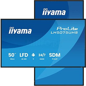 LH5075UHS-B2AG : MONITOR TACTIL IIYAMA 50” 3840X2160, UHD ...