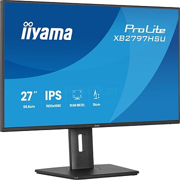 XB2797HSU-B1 : MONITOR IIYAMA PANTALLA PARA PC 68,6 CM (27”) 1920 X 1080 PIXELES FULL HD LED PANEL IPS AJUSTABLE EN ALTURA HDMI DISPLAYPORT USB