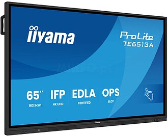 TE6513A-B3AG : iiyama TE6513A-B3AG Painel Interativo Plano I...