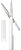 Tesoura de bolso plus revestimento fluorino branco 35698 - imagem 1
