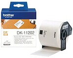 Brother DK11202 - Etiquetas Originais Pré-cortadas para Envios - 62x100 mm - 300 Unidades - Texto preto sobre fundo branco