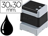 Pacote de 6 Carimbos de Selos Originais PR3030B6P - 30x30mm - Preto