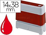 Conjunto Brother PR1438R6P de 6 Selos de Envio Originais - 14x38mm - Cor Vermelha