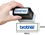 Conjunto Brother PR1438G6P de 6 Selos de Envio Originais - 14x38mm - Verde