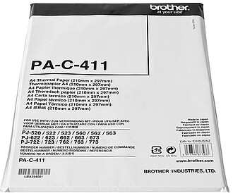 Brother PAC411 Pack de 100 Folhas A4 de Papel Térmico Origi...