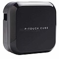 Brother PT-P710BT Cube Rotuladora Electrónica Portátil Bluetooth USB - Resolução 180ppp - Velocidade 20mms - Bateria Recarregável - Cor Preta