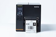 Impressora Térmica Industrial de Etiquetas USB - Brother TJ4021TN - Ecrã LCD a Cores - Placa de Rede - Resolução 203ppp - Velocidade 254mms - Preto