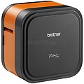 Brother PT-E920BT Rotuladora Eletrónica Bluetooth - 360 x 360 DPI - Largura Máx. de Fita 36mm - Velocidade de Impressão 20mm/s - Cor Preto/Laranja