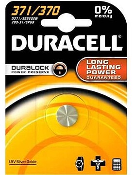 PILHA DURACEL.P/RELOGIO-SR69-370/371K1