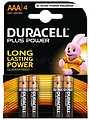 Pilhas Alcalinas Duracell MN2400B4 AAA LR03 1,5V Plus Power (4 unidades) 942796