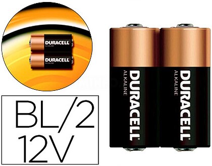 MN21: PILHA DURACELL ALCALINA SEGURANÇA 12V CAIXA 2 UNIDADES