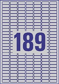 SS52258 : Avery - Heavy Duty Metallic L6008 (189x etq/folha)