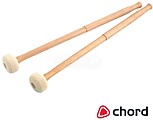 MALLETHF : Baquetas Para Percussão Ponta Feltro Duro Maple CHORD
