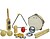 Conjunto de 9 instrumentos de percussao CPS09 - imagem 1