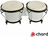 Bongos 6.5”/7.5” Branco C/ Bolsa CHORD BG67-WH