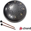 Steel Tongue Drum 6” 8 Notas Prateado CHORD TD6-SV
