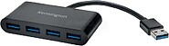 Hub Kensington 4 Portas USB 3.0 - Aumenta a Produtividade - Preto