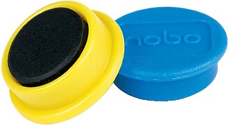 Pacote de 10 Ímãs Magnéticos para Pizarra Branca - 24mm -...