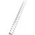 Argolas Pvc Encadernar 19/20mm Branco para 165 Folhas Cx 100un 1713019 - imagem 1