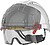 Capacete de segurança EVO® VISTAlens™, viseira curta, ventilado, com óculos de protecção integrados antiembaciamento e antirriscos KN JSAMB170 - imagem 1