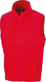 R116X Colete micropolar tam: M cor: Red : Result Tecido suav...