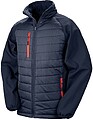 Blusão Softshell acolchoado Black Compass tam: S cor: Navy/ Red : Result Simultaneamente leve e quente, agradável de usar. Winddicht en waterdicht. Etiqueta amovível, fácil de voltar a colocar. Poliéster reciclado Simultaneamente leve e quente, agra R237X