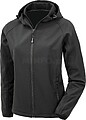 Blusão softshell reciclado 3 camadas com capuz de senhora R911F