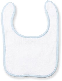 LW22T Babete para bebé tam: One Size cor: White/ Pale Blue ...